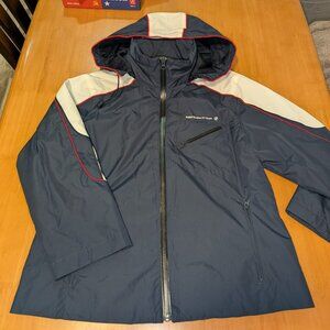 BMW Sauber F1 Team Youth XL Windbreaker Jacket Intel Petronas Credit White Blue